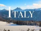 이탈리아 4K 겨울 휴식 영화 - 아름다운 편안한 음악 - 멋진 겨울